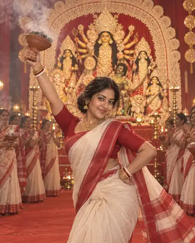 Dhunuchi Before Ma sample